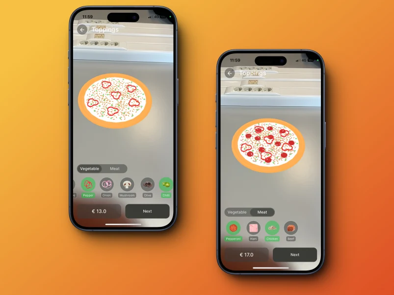 Pizza AR App