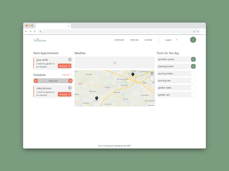Dashboard employee