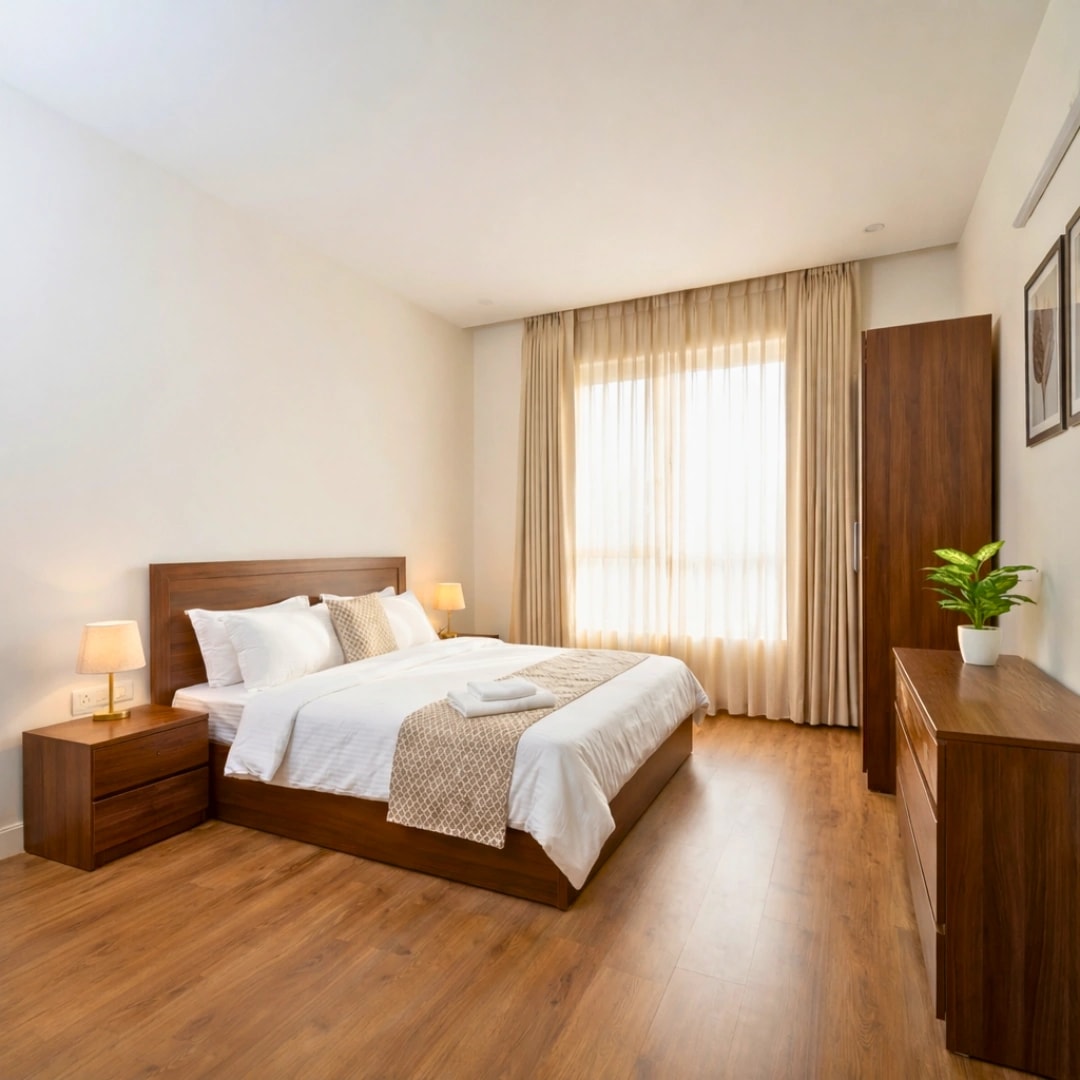 Furnished Bedroom Cleaning