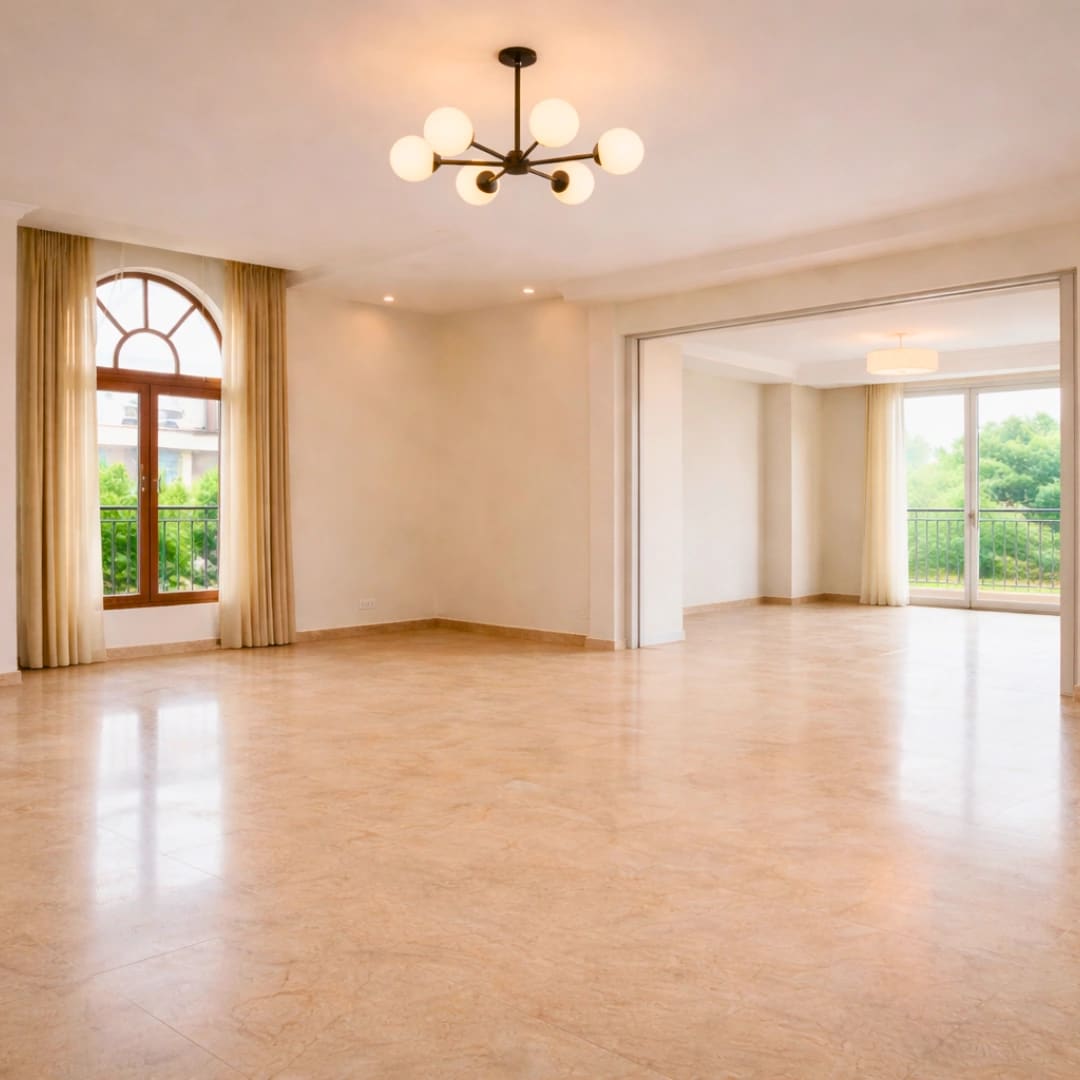 Unfurnished Living Room Cleaning