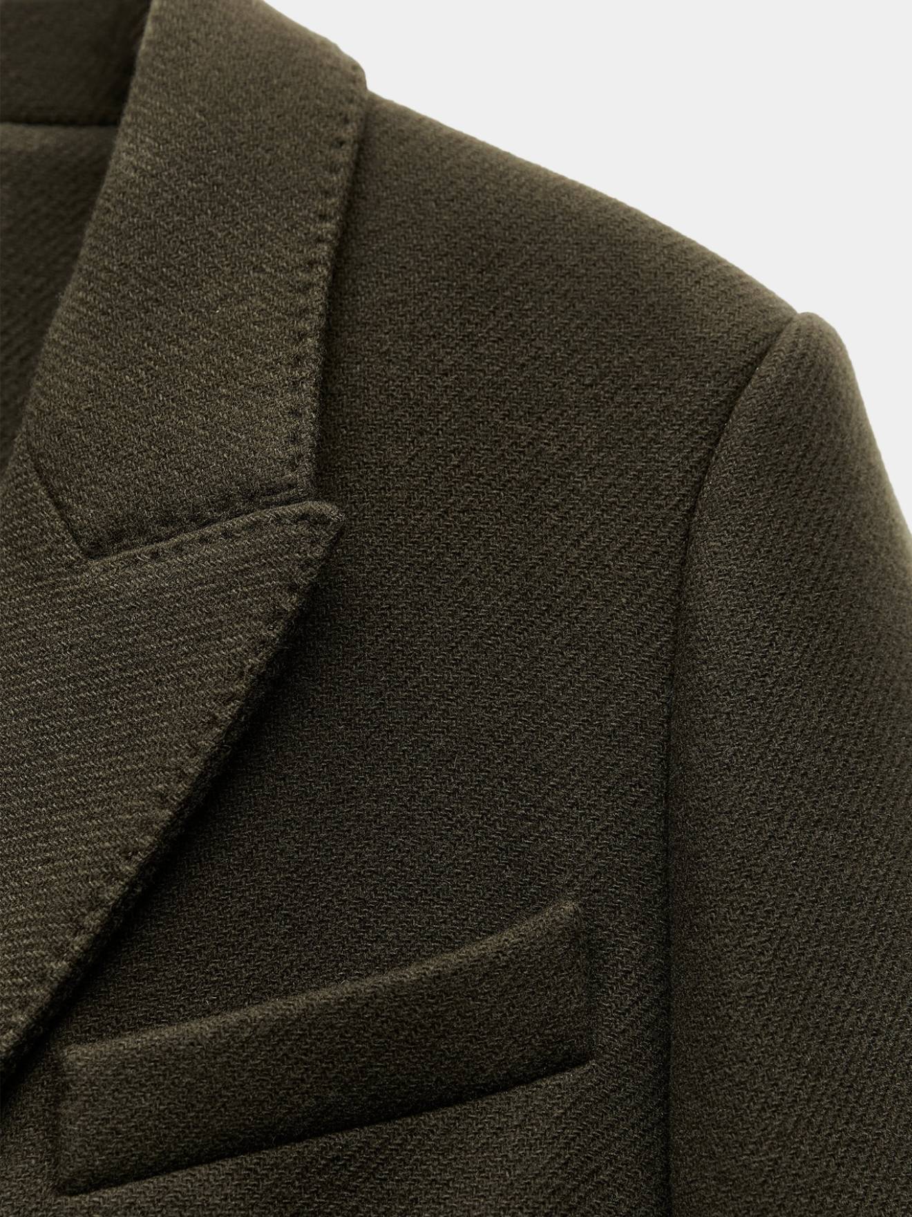 Green Longwool Coat