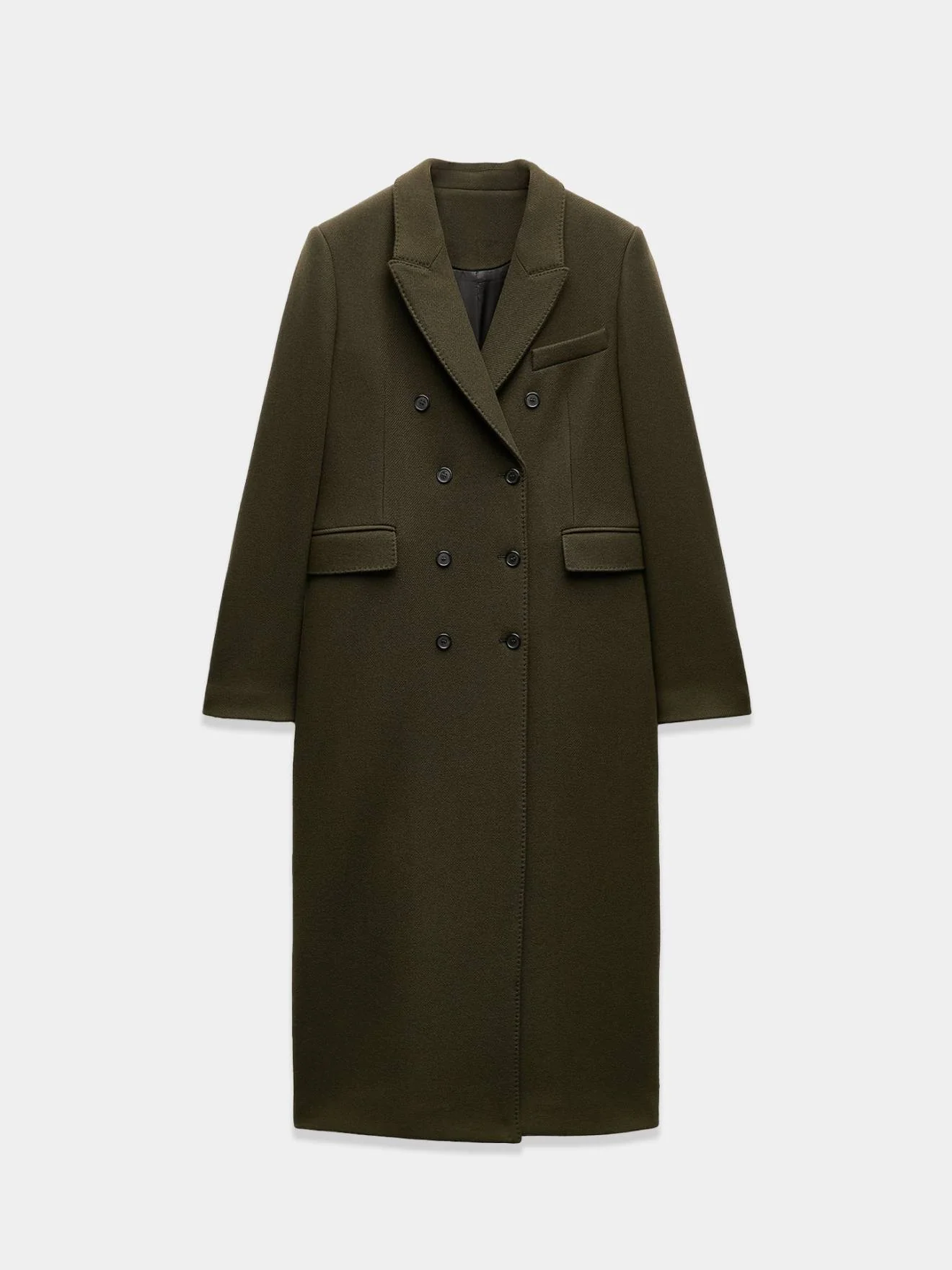 Green Longwool Coat