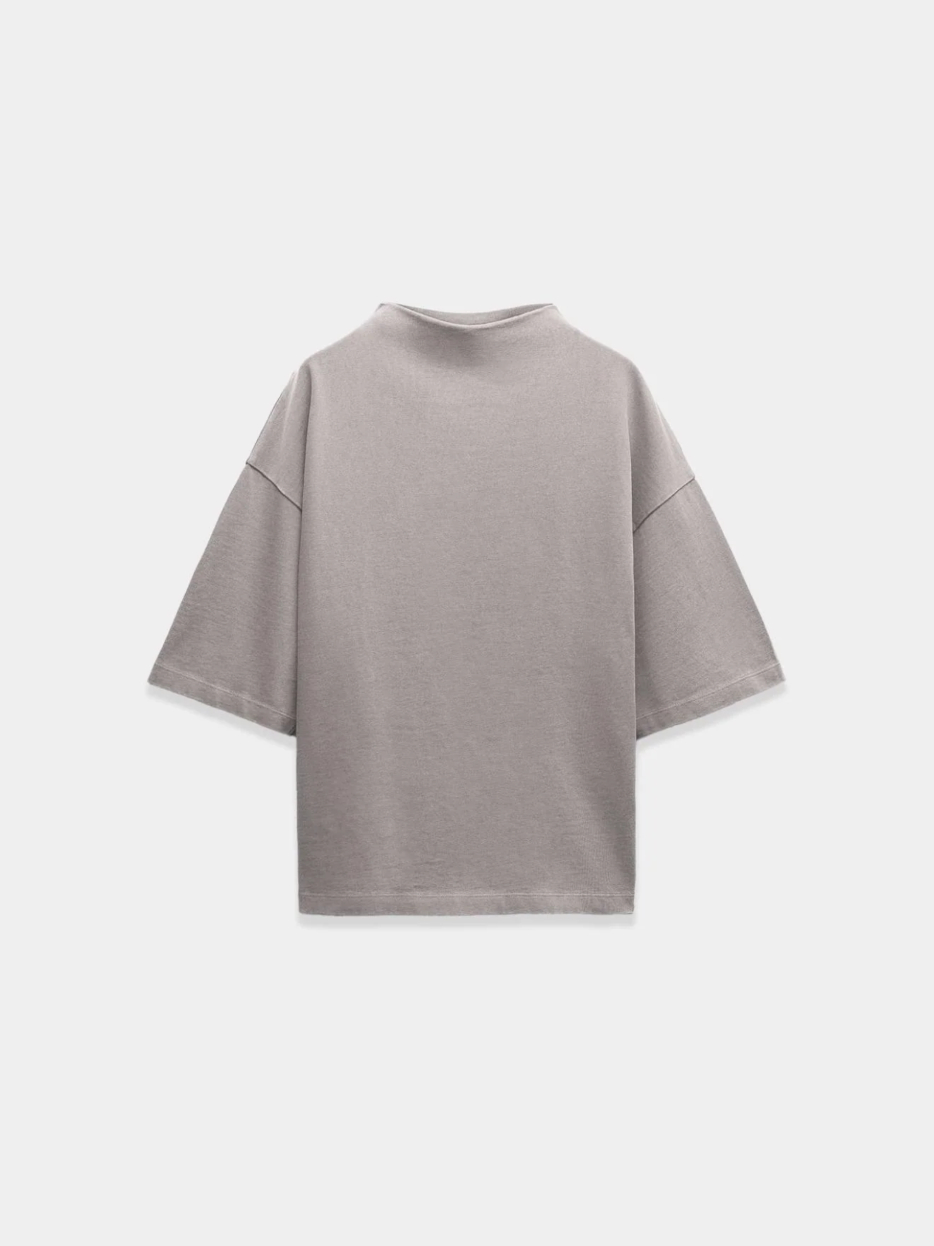 Beige Relaxed Cotton Tee