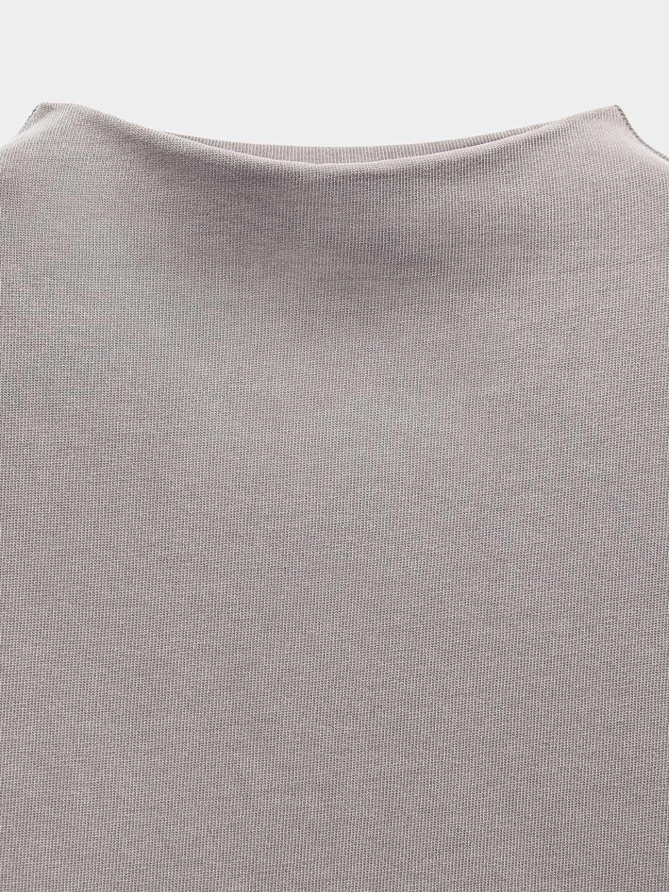 Beige Relaxed Cotton Tee