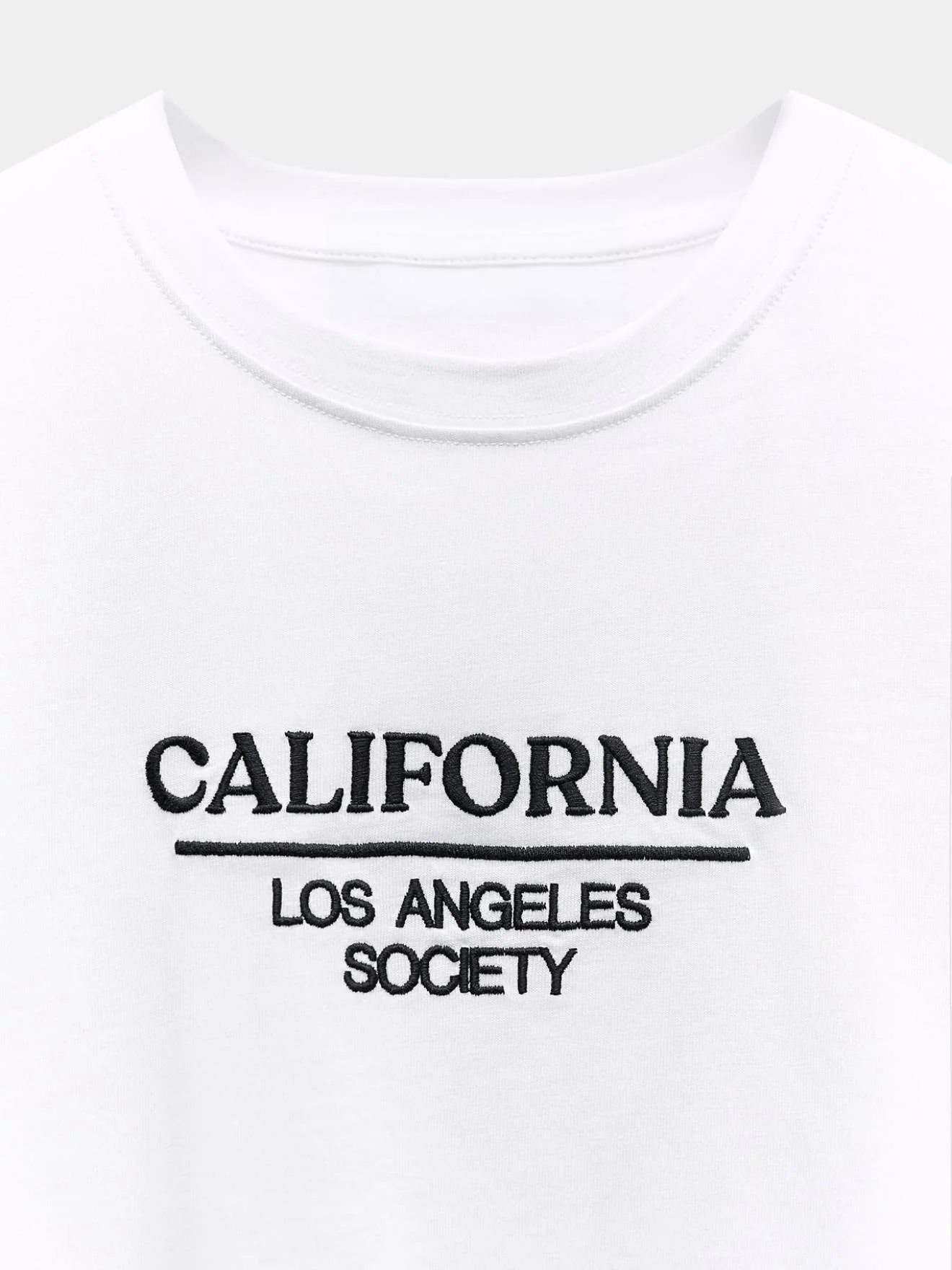 White Printed T-Shirt (California)