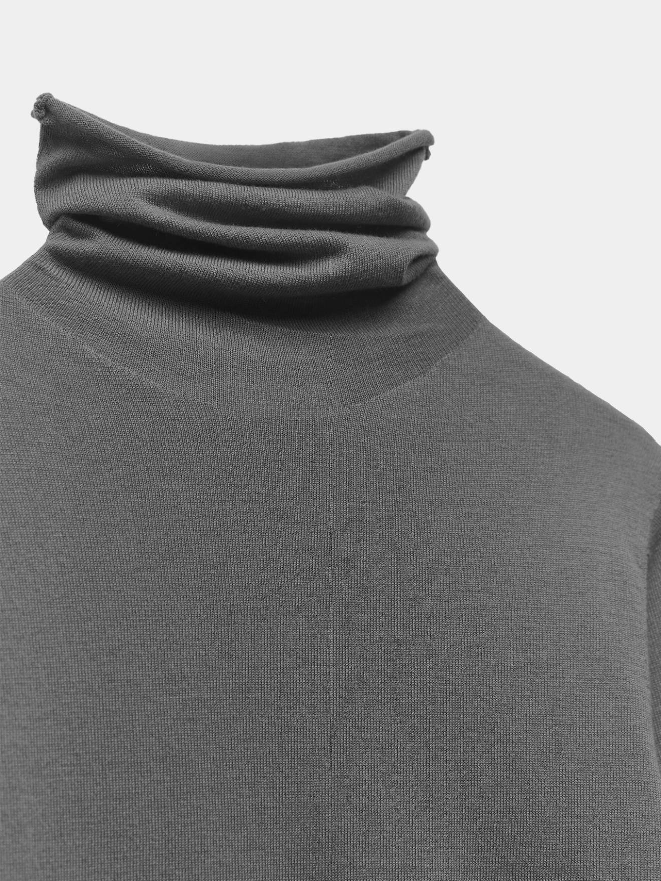 Grey Turtleneck