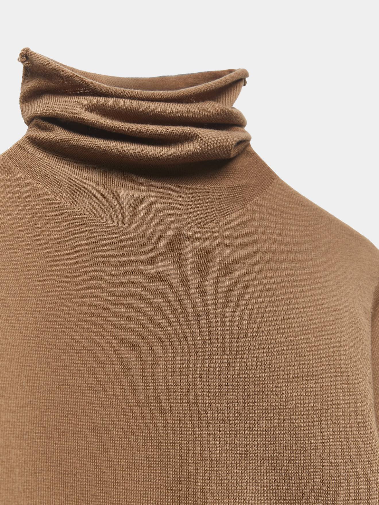 Brown Turtleneck