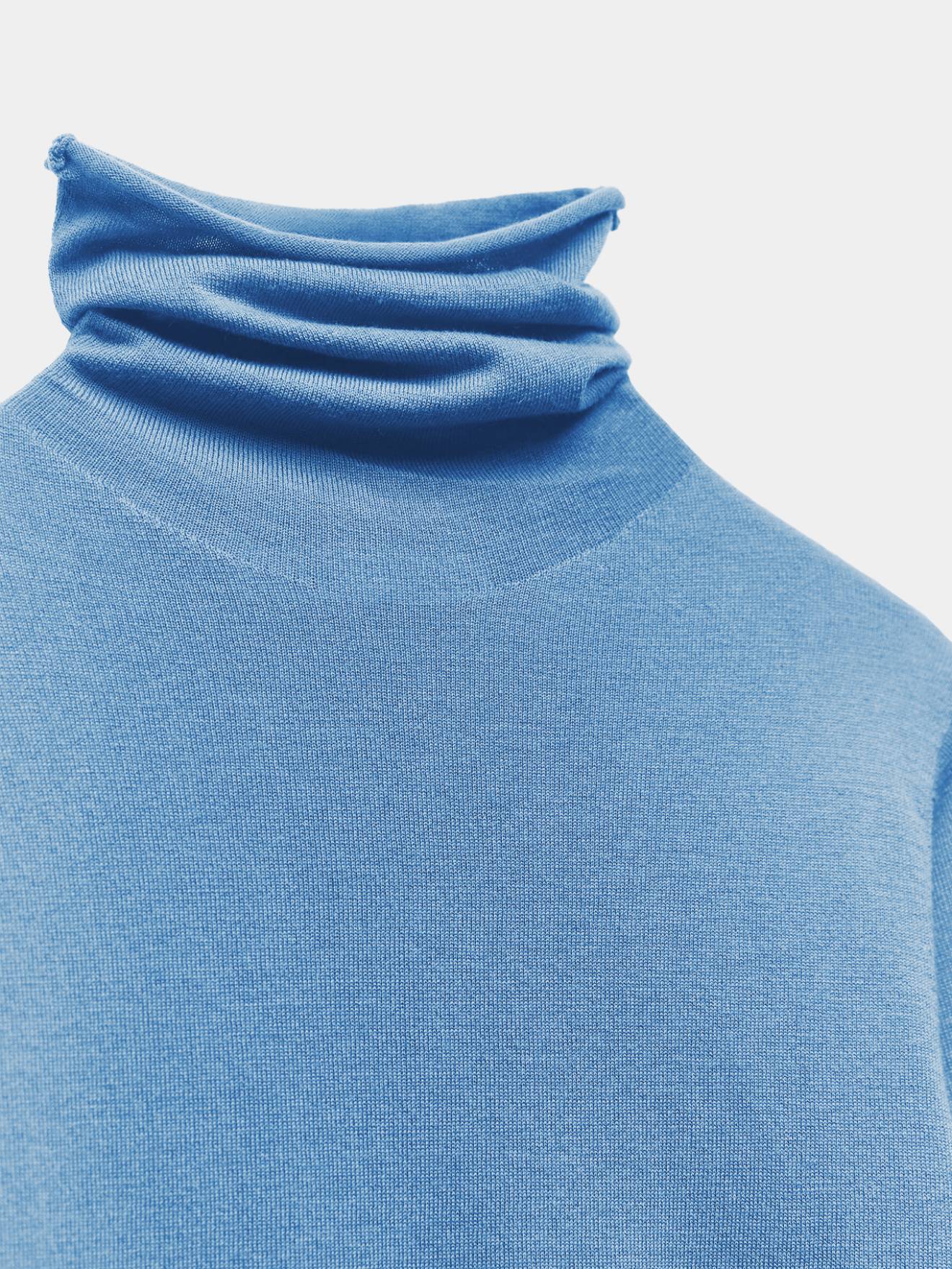 Light Blue Turtleneck