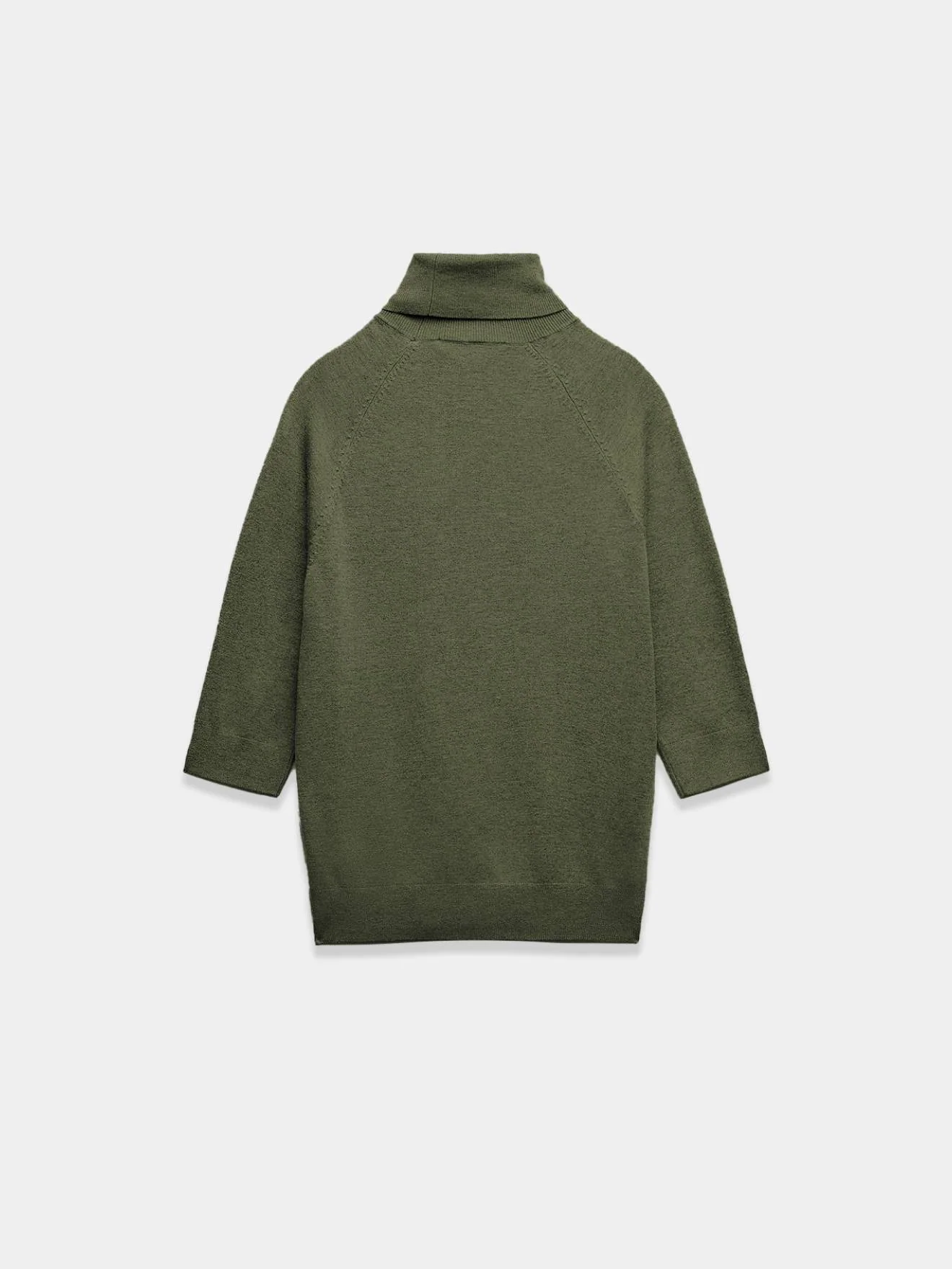 Green Short Sleeve Turtleneck