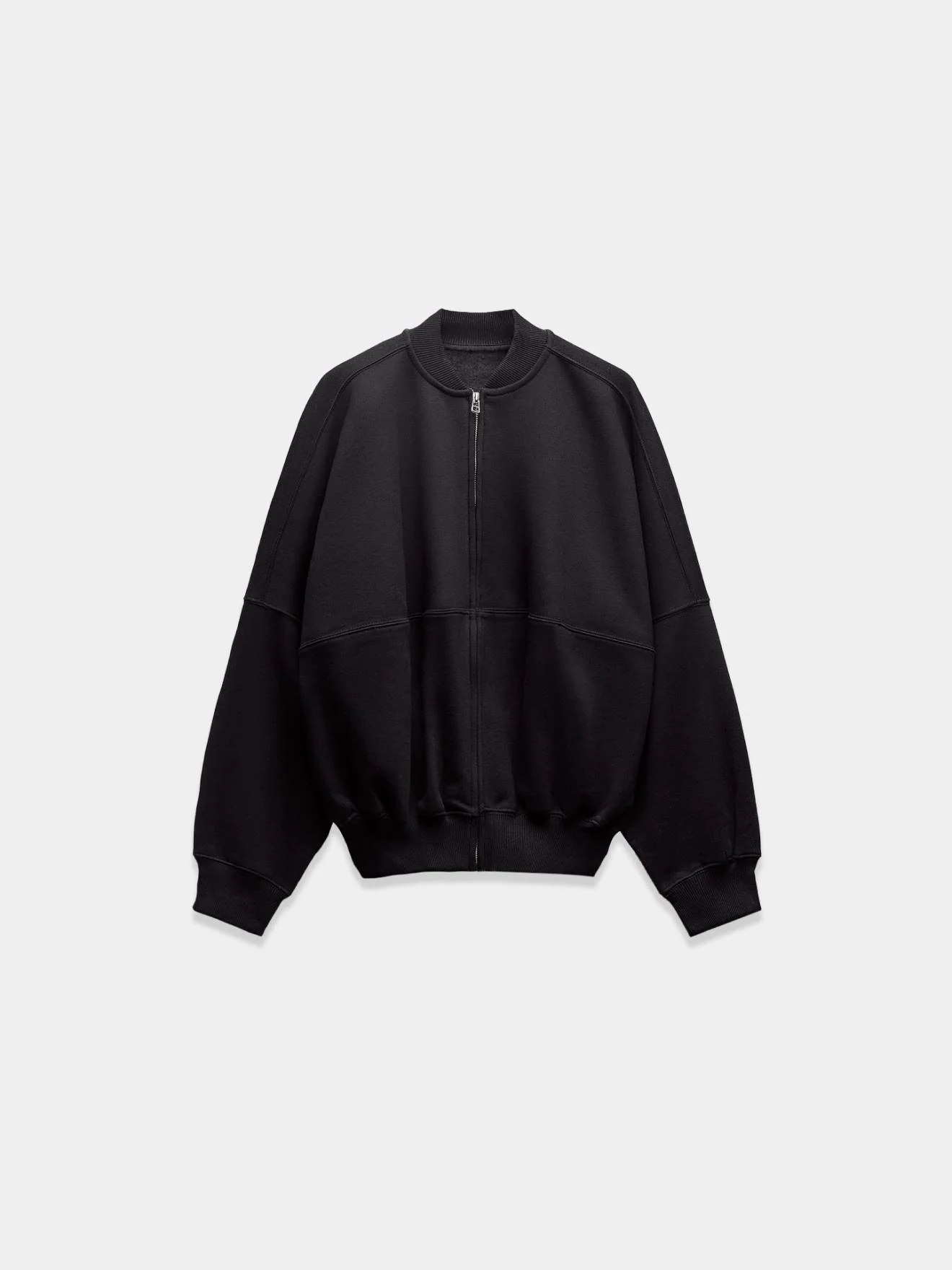 Black Sweater with Zipper