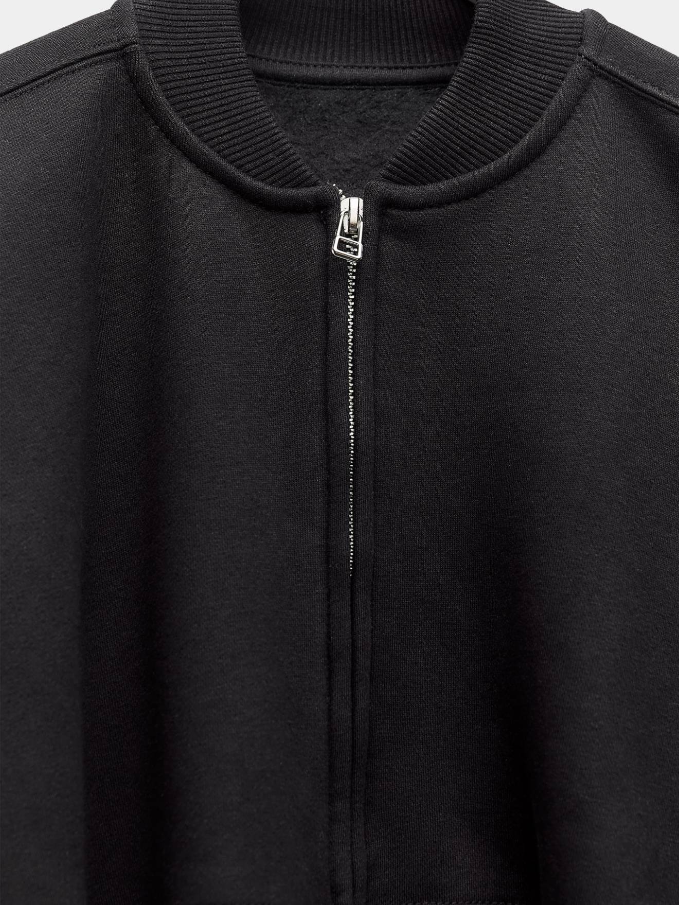 Black Sweater with Zipper