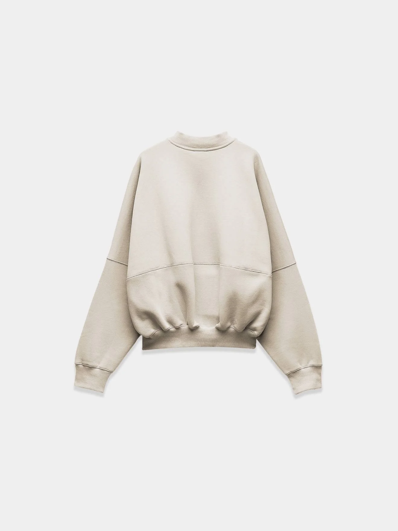 White Sweater with Zipper