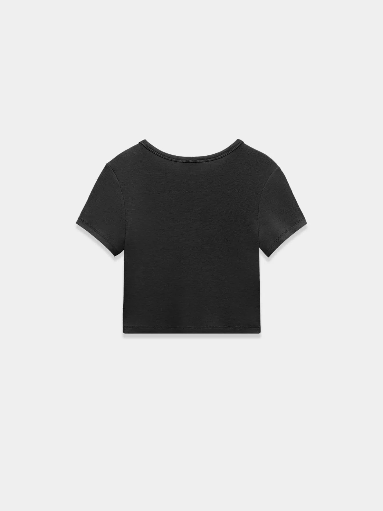 Black Crop T-Shirt