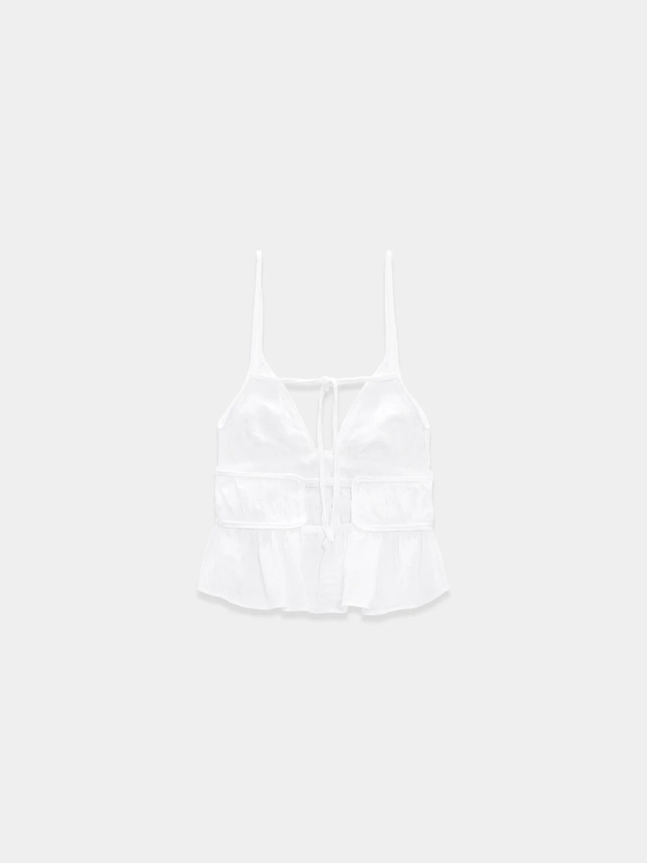 Embroidered Elegance Top White