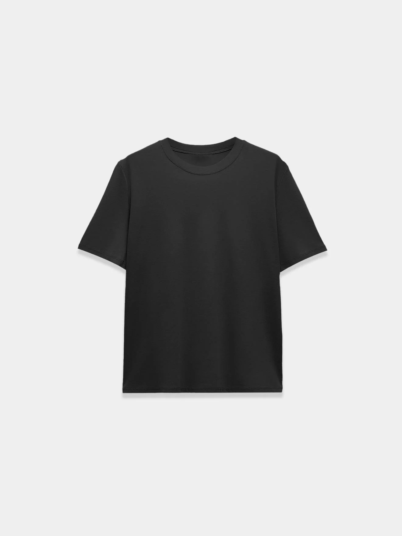 Black Basic Essential T-Shirt