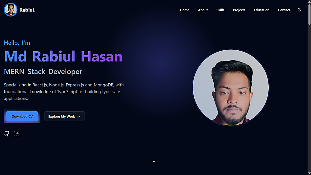 Preview of Md Rabiul Hasan Portfolio
