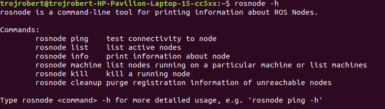 rosnode