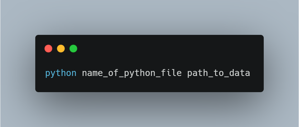 run python file locally