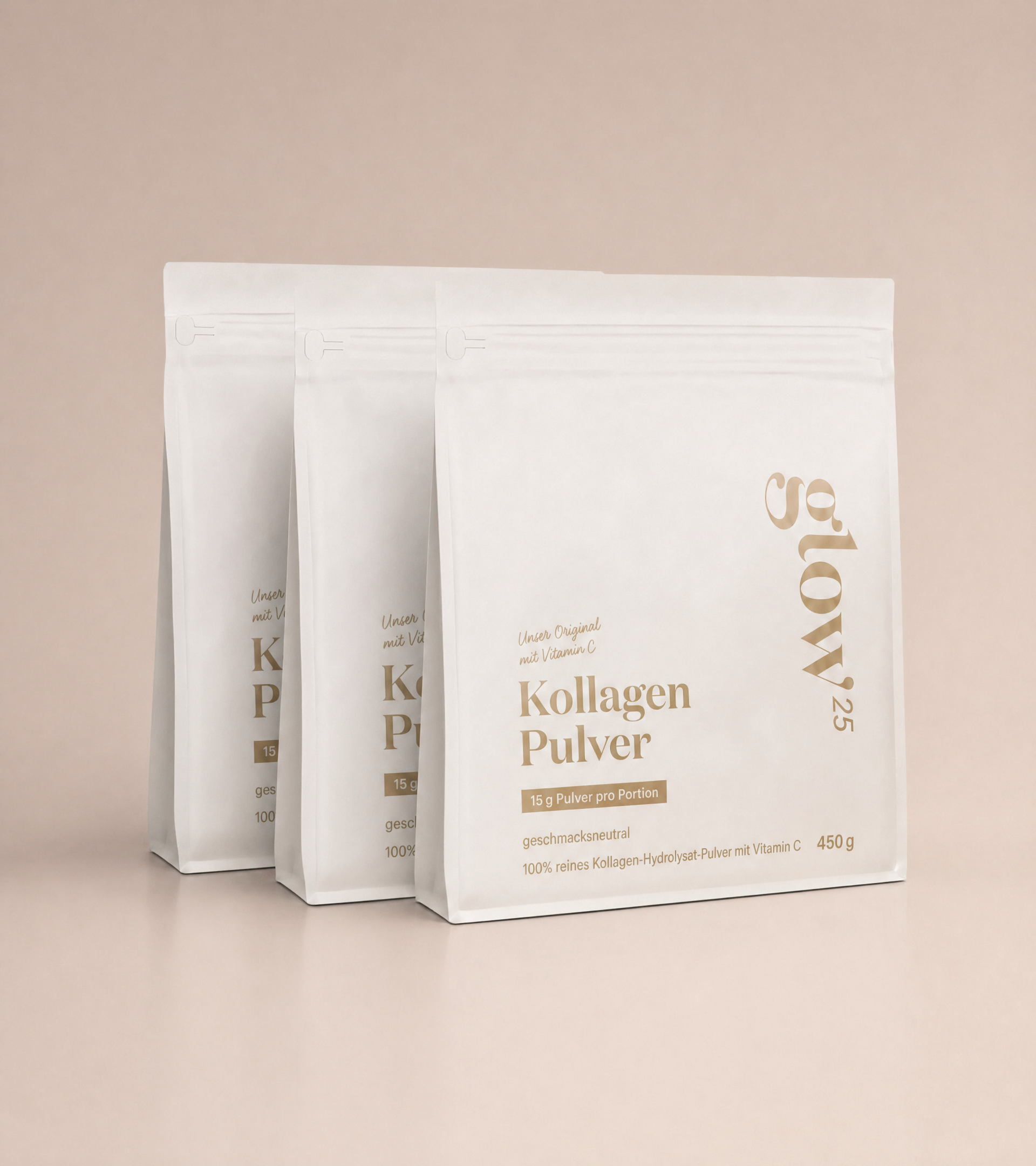 3× Glow25 Kollagen Original – 2+1 Deal