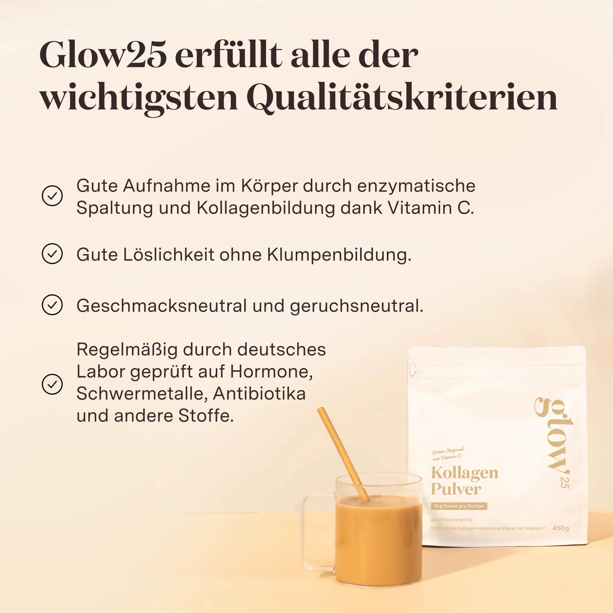 Glow25 Qualitätskriterien