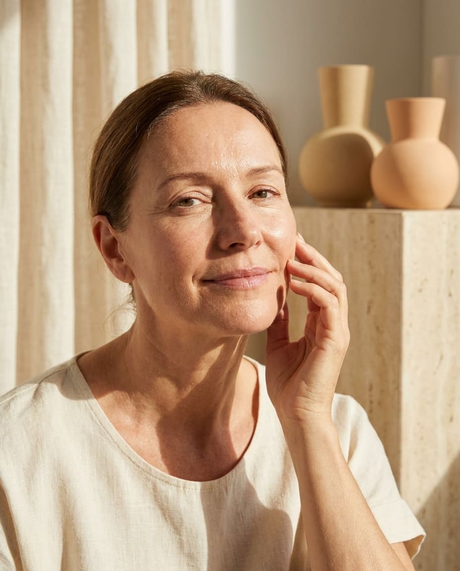 Daniela (58 anni) con il suo rituale Glow25 della mattina
