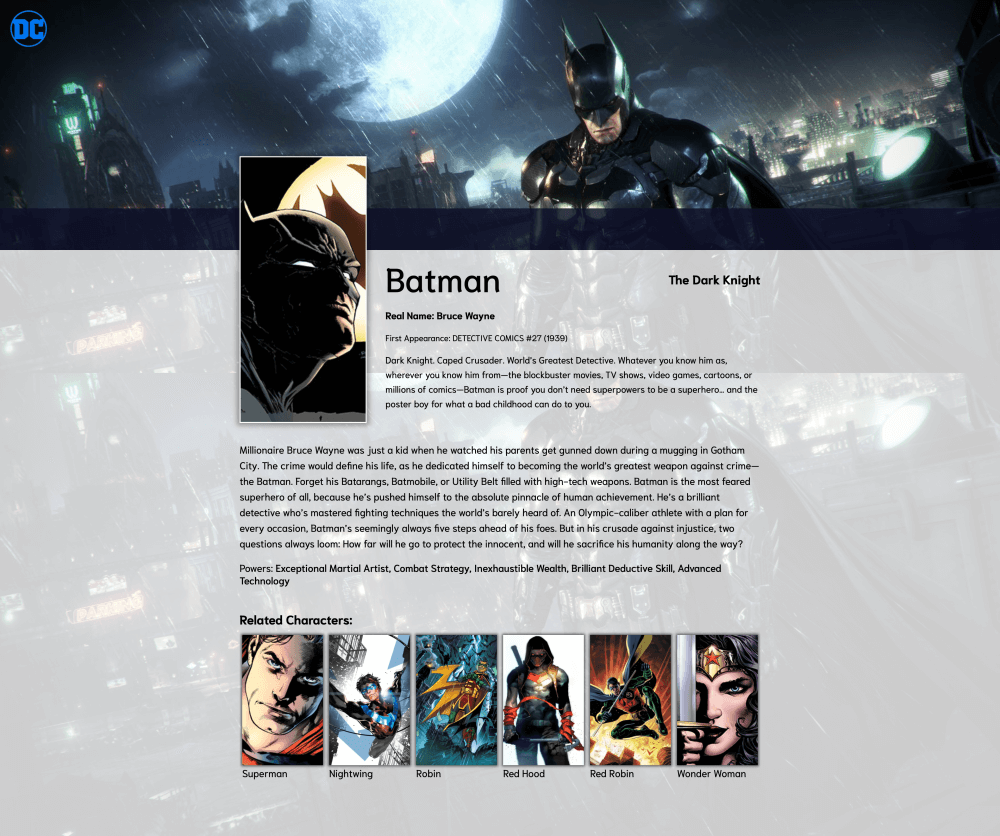 GitHub - sagnikpaul28/dc-wiki: DC Comics Wiki · GitHub