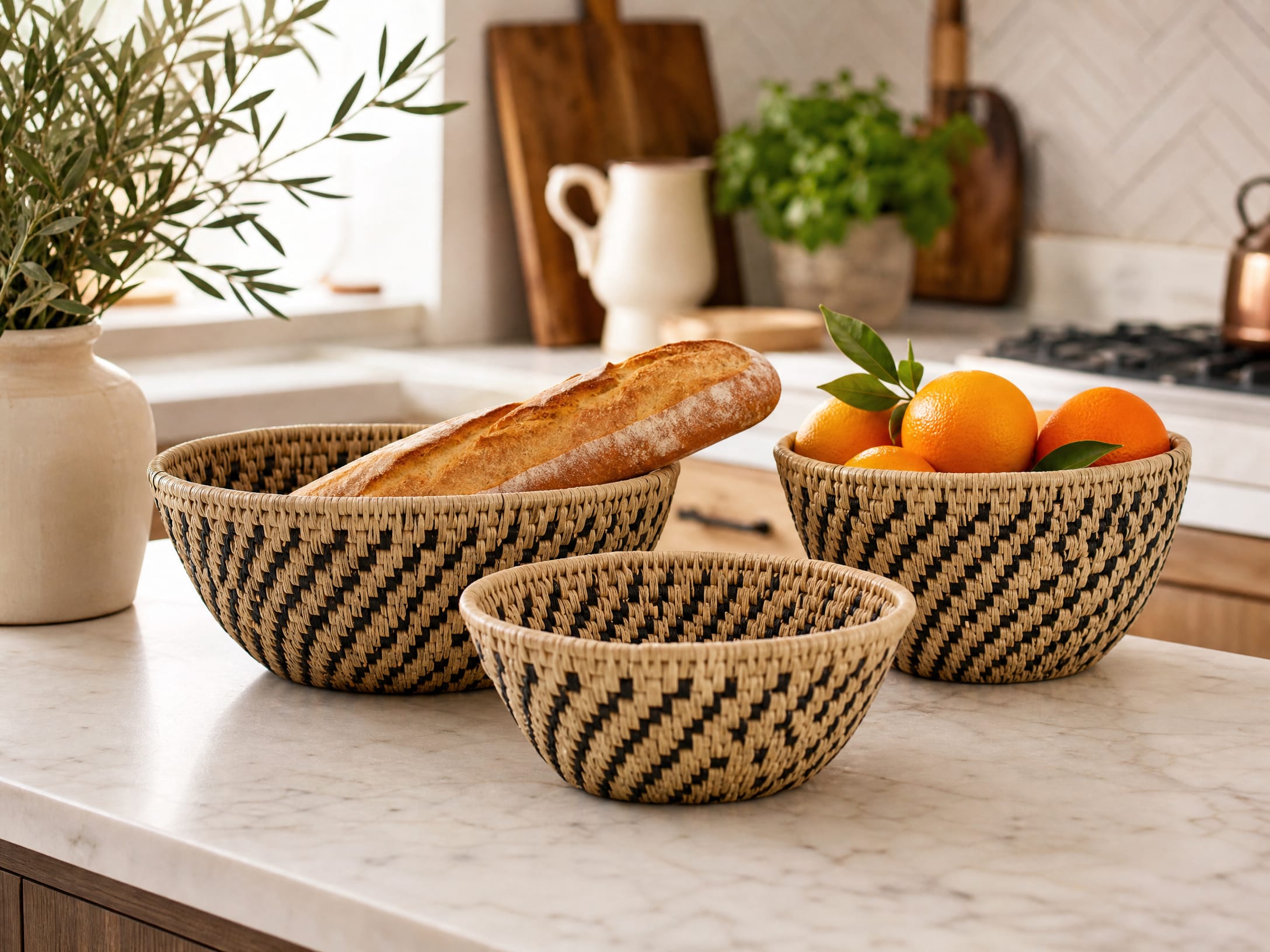 Medina Bread Basket (Set of 3) 3