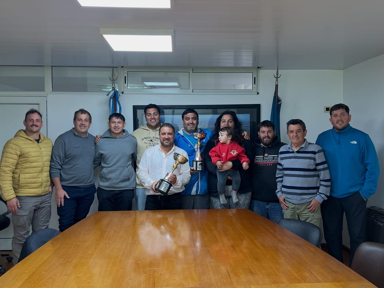 Colón reconoció a los Kamikazes por la Copa de Plata del Regional Pampeano C