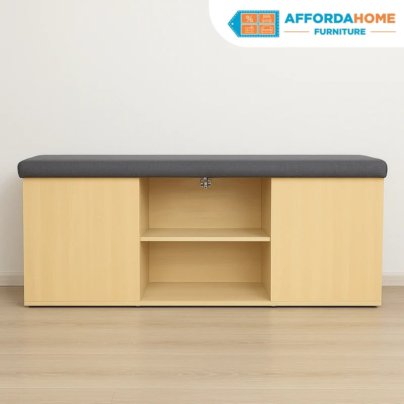 Aira Laminated Storage Bench