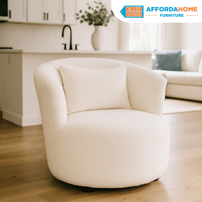Magnolia Fabric Accent Chair