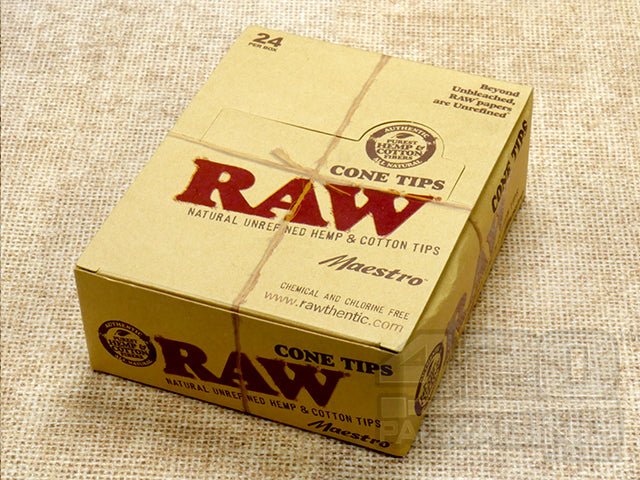 Raw Paper-Classic (24/Box-Cone Tips)