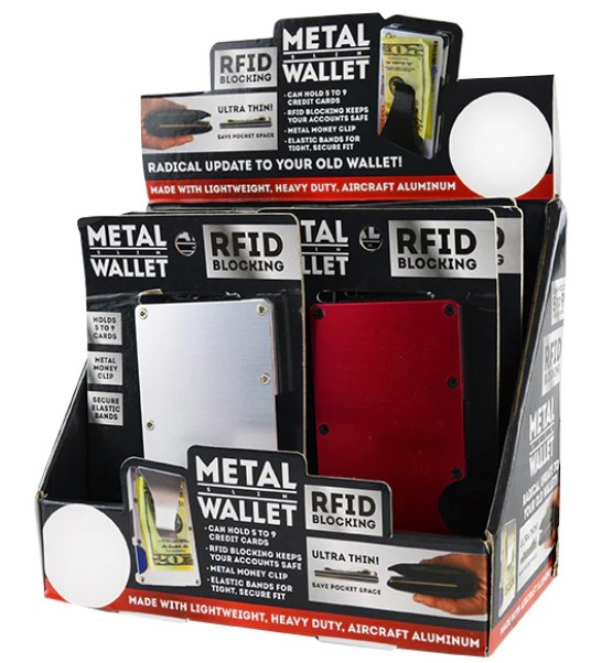 Metal Wallet (12/Box-#22282)
