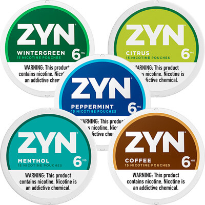 Zyn Nicotine Pouches (Pack of 5)