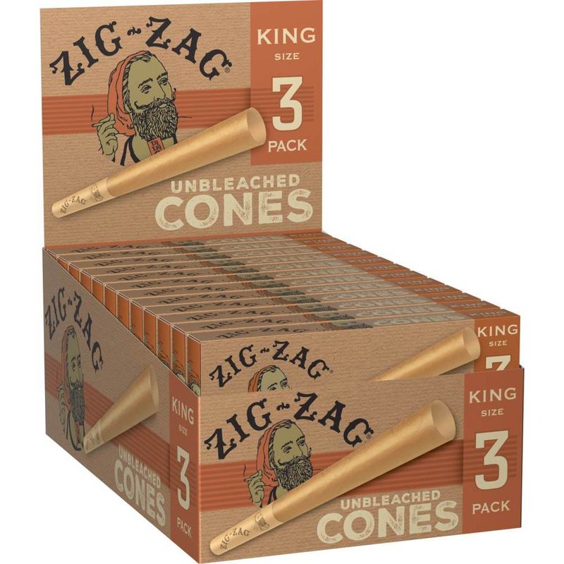 Zig Zag Cone - Unbleached (King)