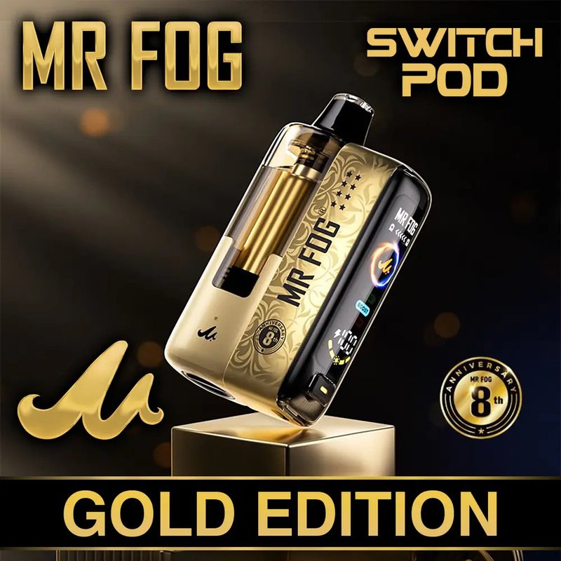MR FOG SWITCH 45K GOLD EDITION FULL KIT VAPE