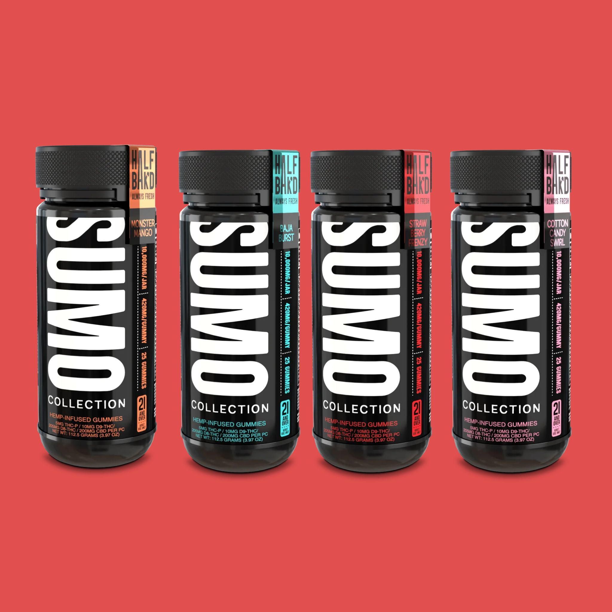 Sumo Gummies by Half Baked (Jar)