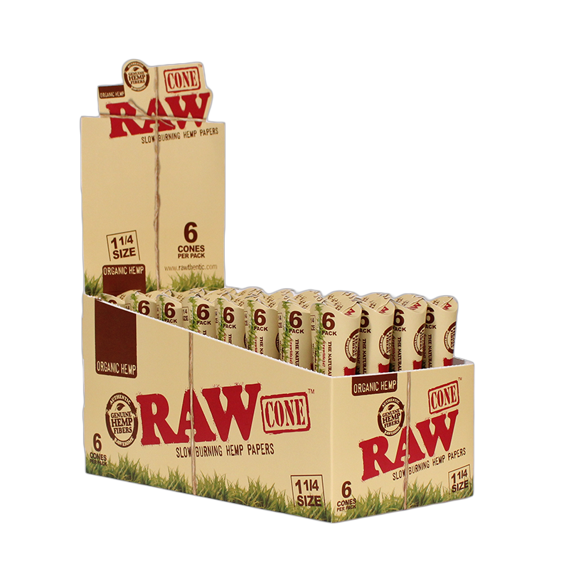 Raw Cones (Organic Hemp)