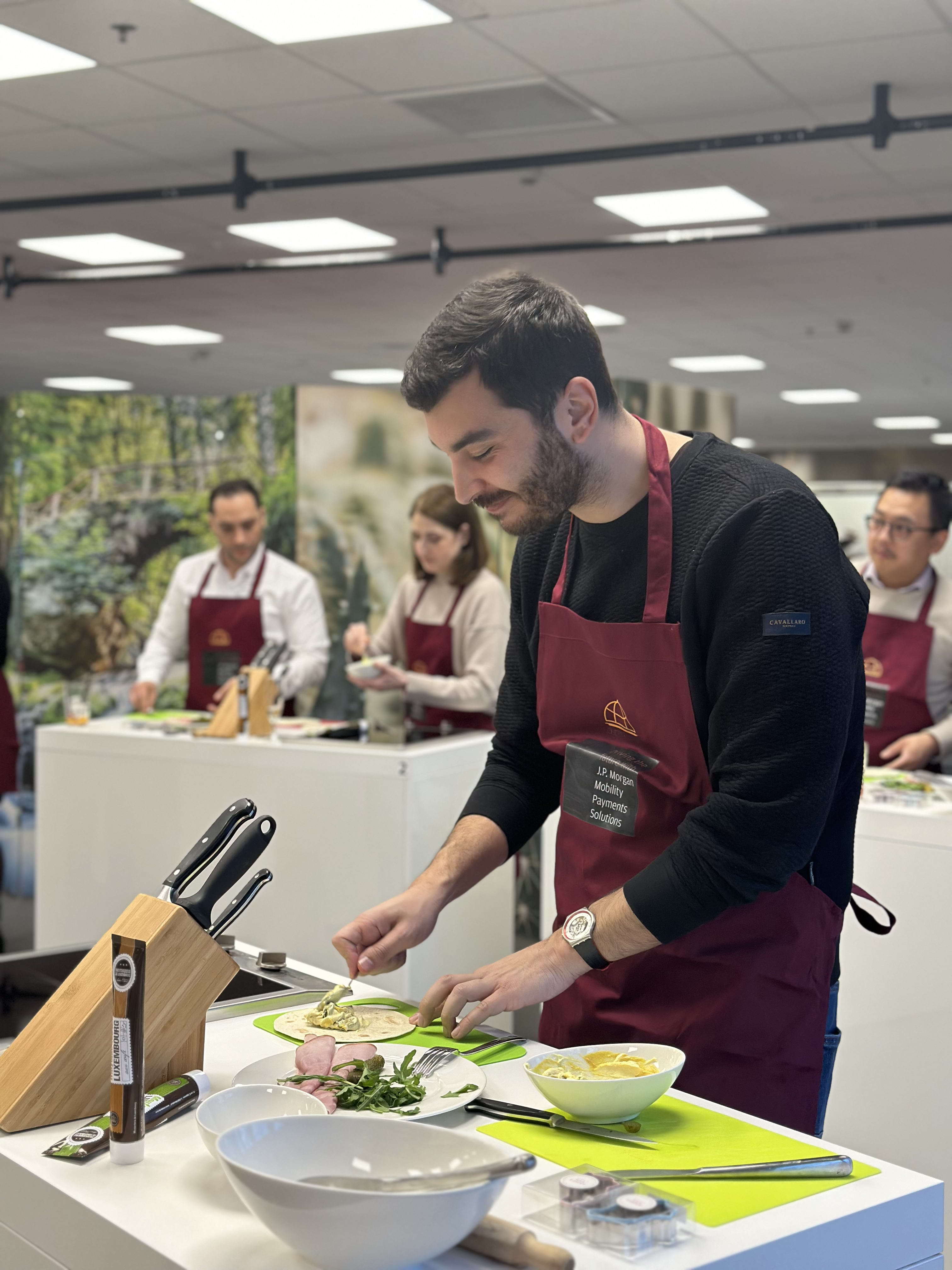 J.P. Morgan MPS — Delights of Luxembourg + Virgin Cocktails cooking class — Luxembourg, April 2024