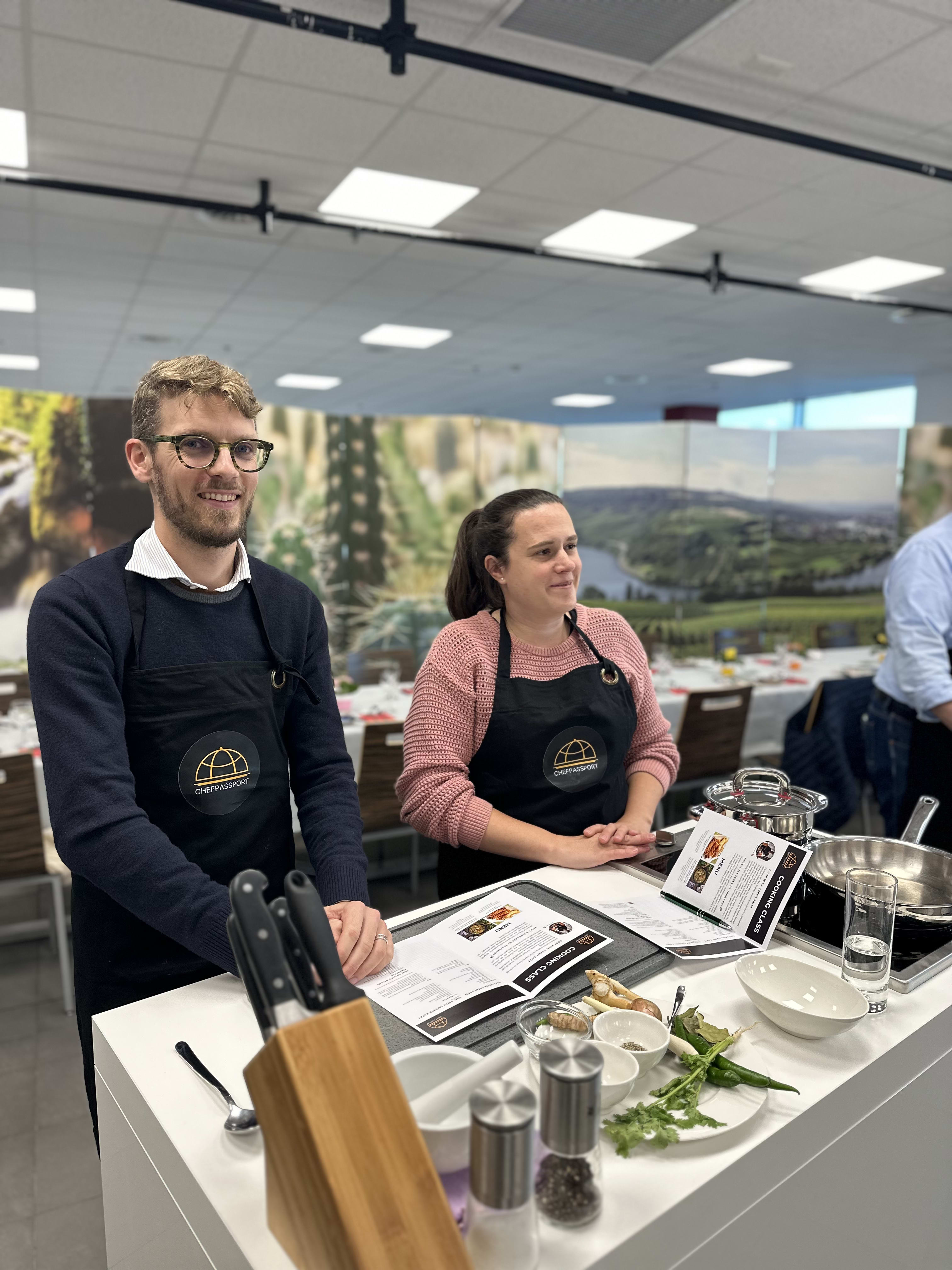 Nira's Employees Bond Over Thai Cooking in Luxembourg