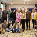 New team group photo at a ChefPassport onboarding event in Luxembourg