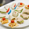 Traditional Luxembourgish cuisine canapés and finger-food platter