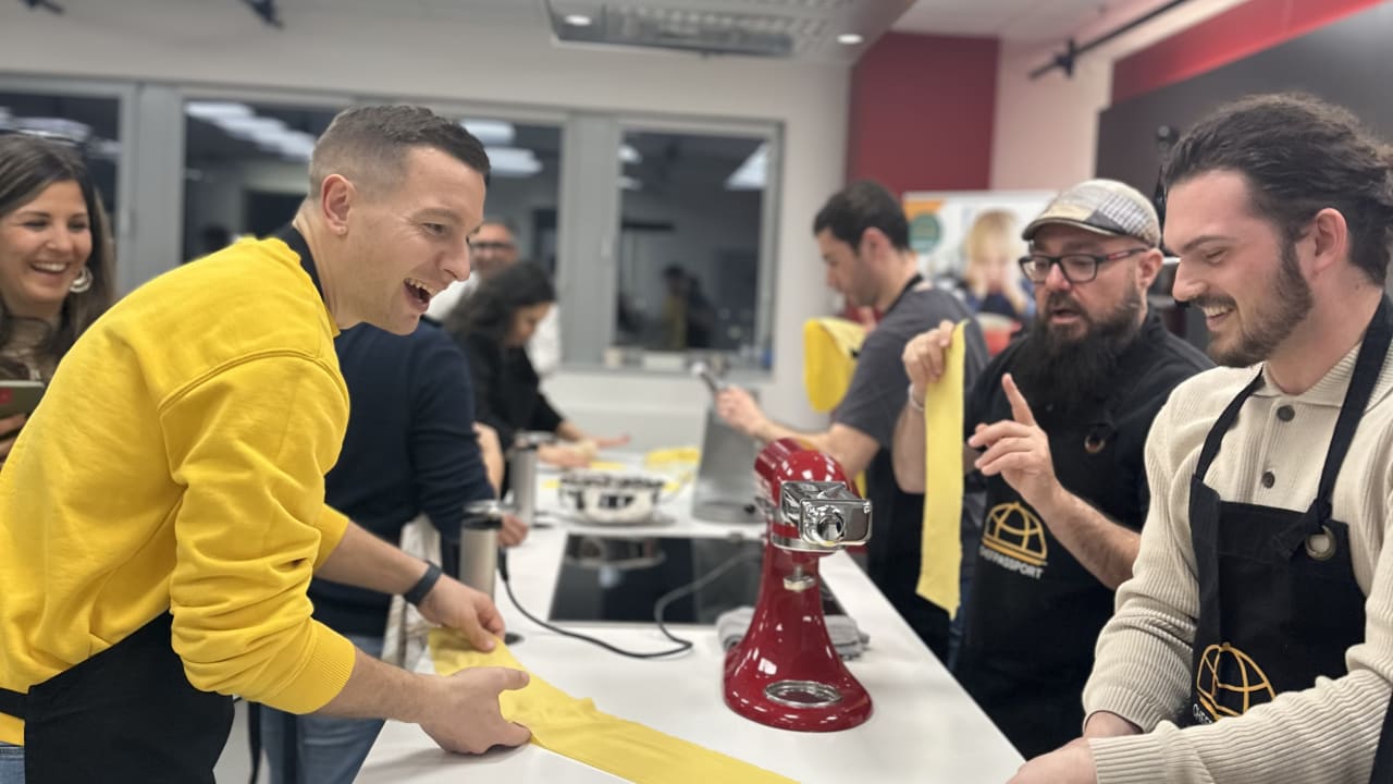 Amazon Luxembourg Bonds Over Fresh Italian Pasta