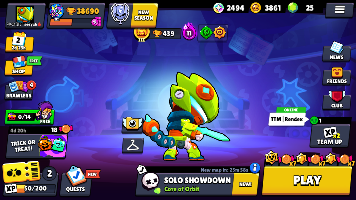 Brawl Stars Account (IOS/ANDROID) – 38K CUPS | 71 BRAWLERS | 9 LEGENDARY | 180 SKINS | 25 GEMS | 4K POWER POINTS | 2494 BLINGS | 12 MAX POWER | ONLY YOURS | FULL ACCESS + WARRANTY | #749