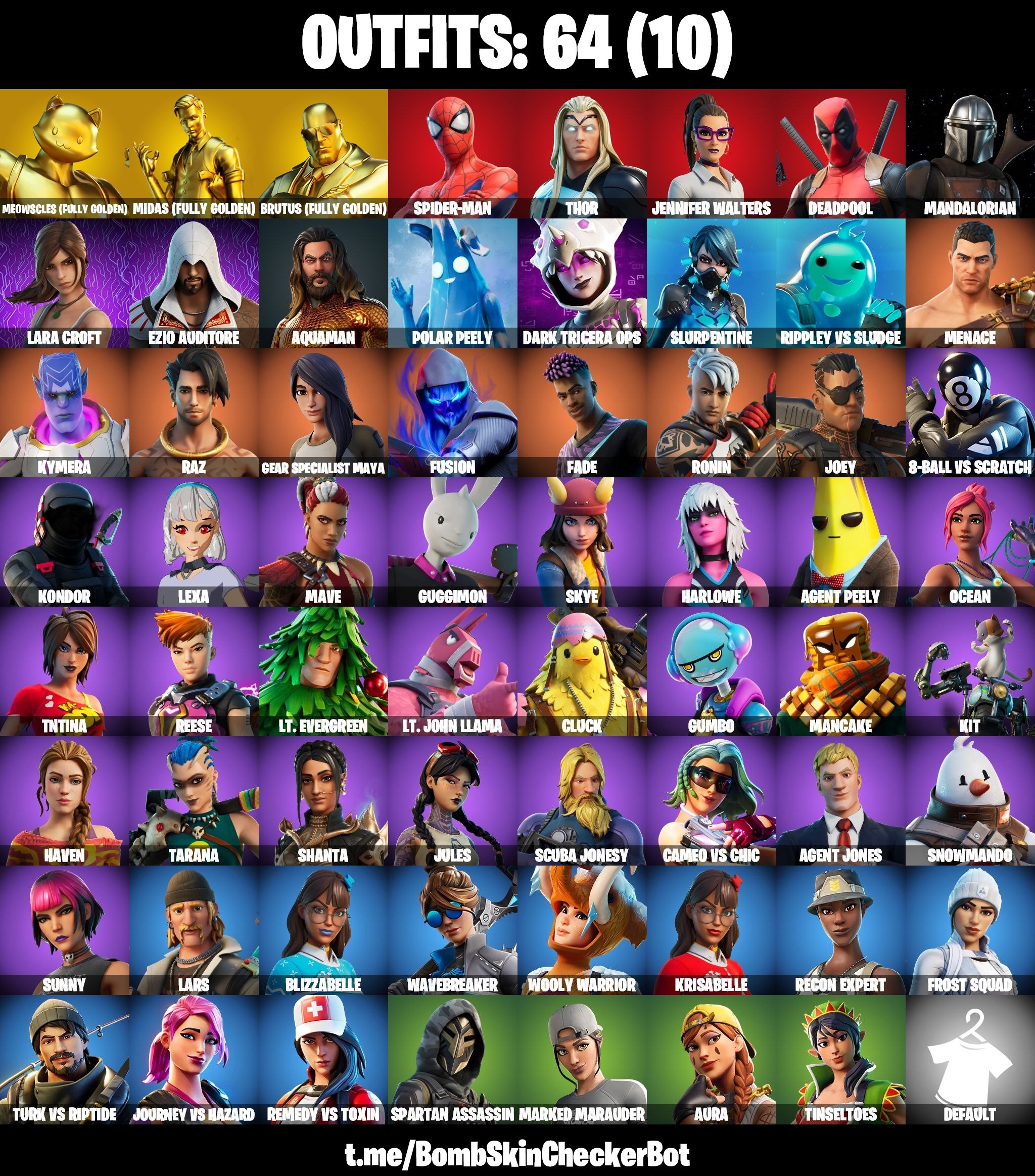 Brawl Stars Account (IOS/ANDROID) – [PSN/PC/XBOX] | 64 SKINS | 1274 LVL | 66 PICKAXES | CANDY AXE | MEOWSCLES | MIDAS | BRUTUS | RAGE | SPIDER MAN | THOR | FULL ACCESS | WARRANTY | #F29