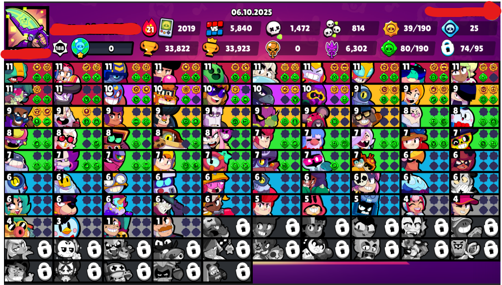 Brawl Stars Account (IOS/ANDROID) – 33822 Trophies | 74 Brawlers | All Details Changeable Brawl Stars Account (IOS/ANDROID) – 33822 Trophies | 74 Brawlers | All Details Changeable