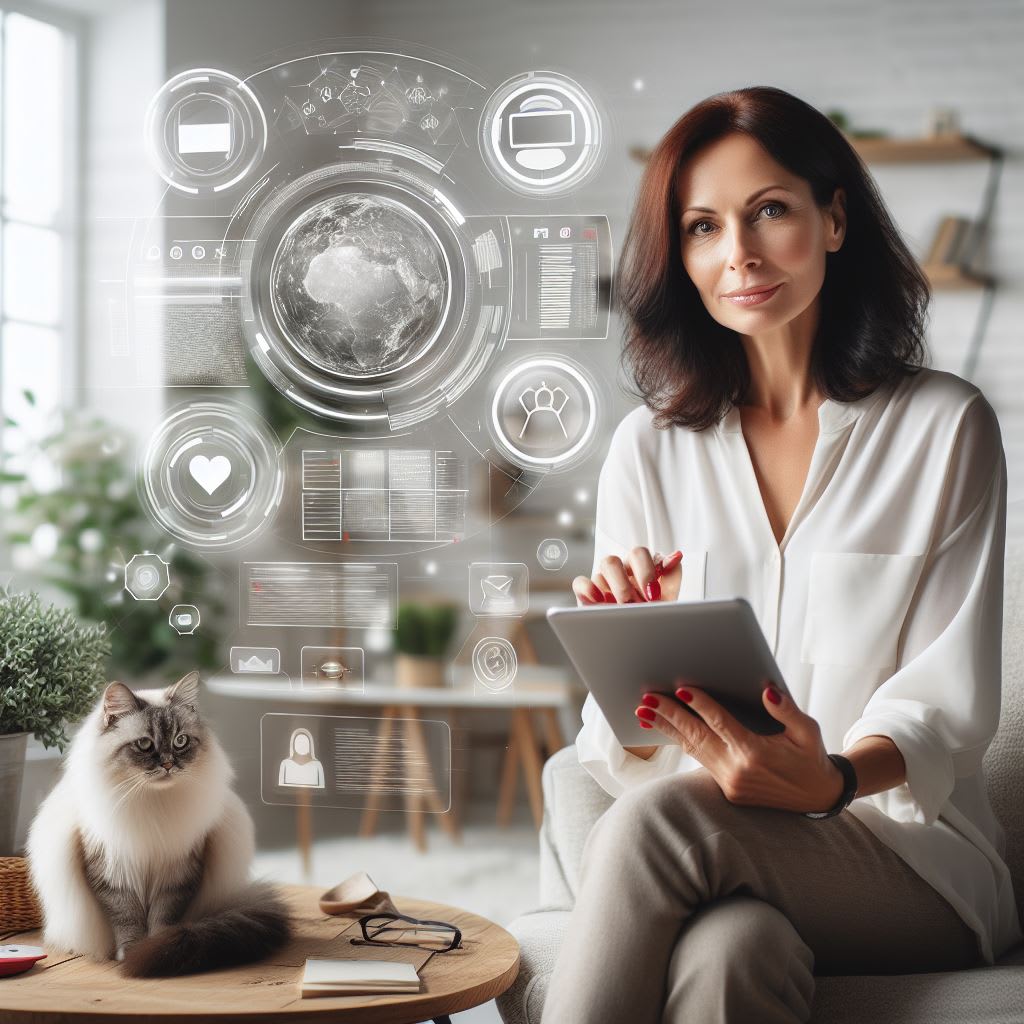 Business Tablet Lady
