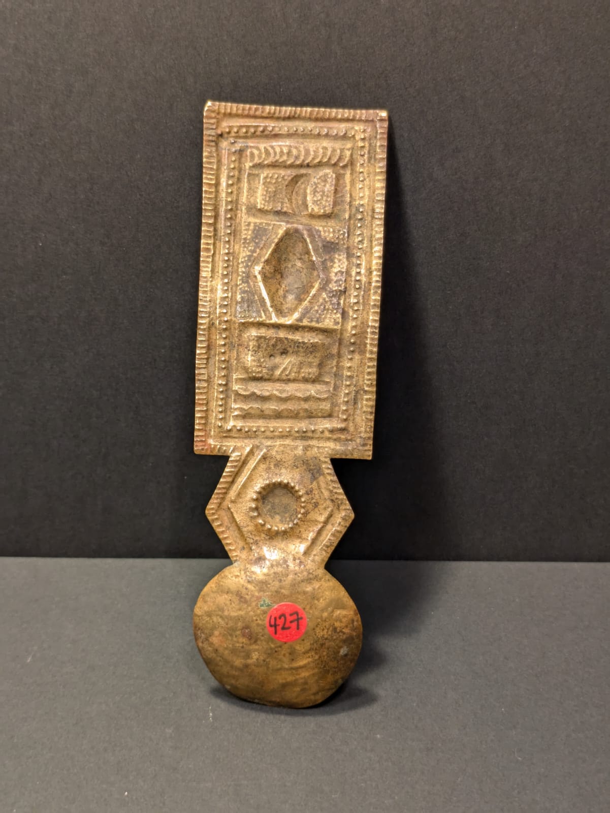 Beutiful akhan bronze spoon