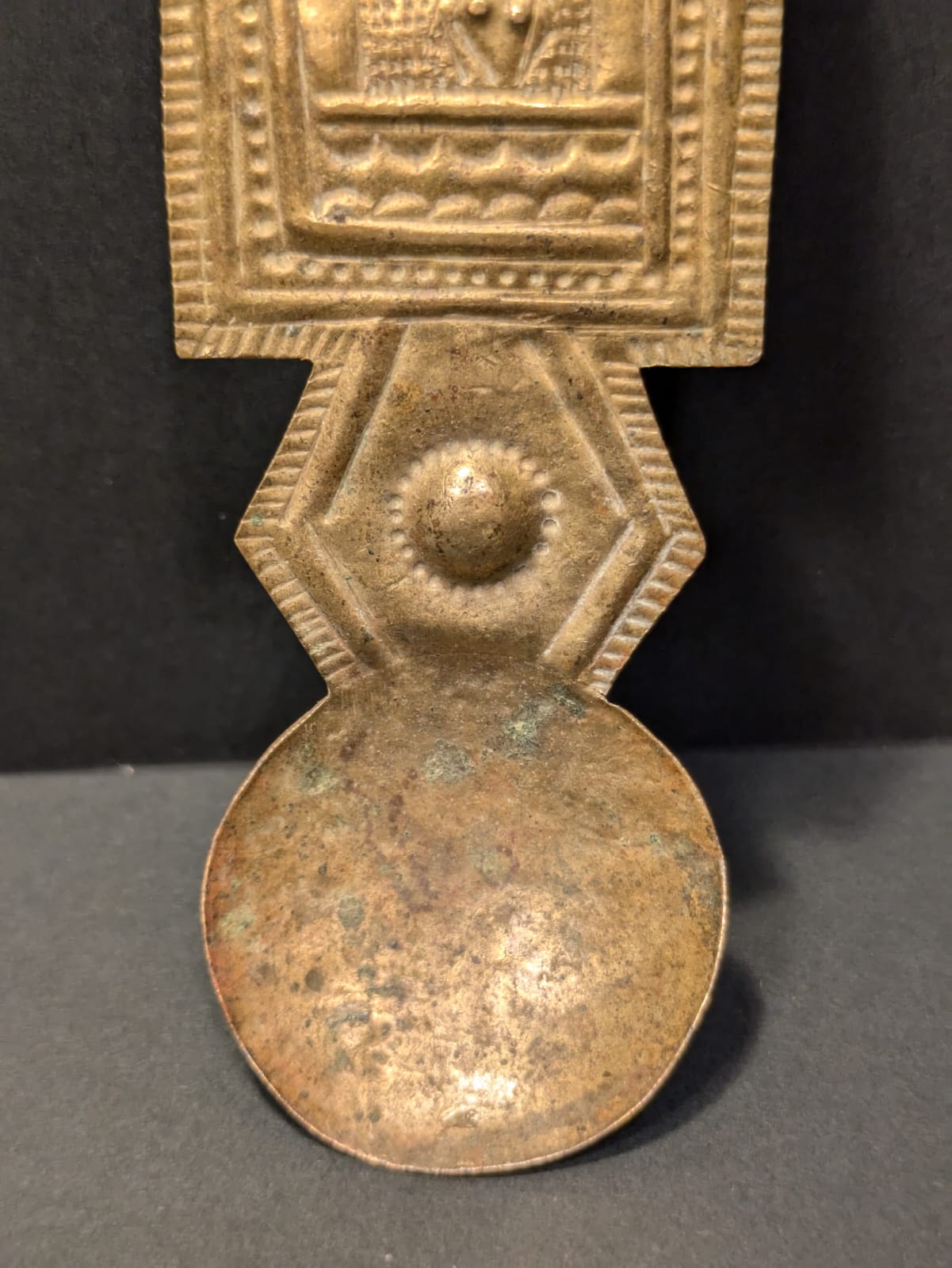 Beutiful akhan bronze spoon