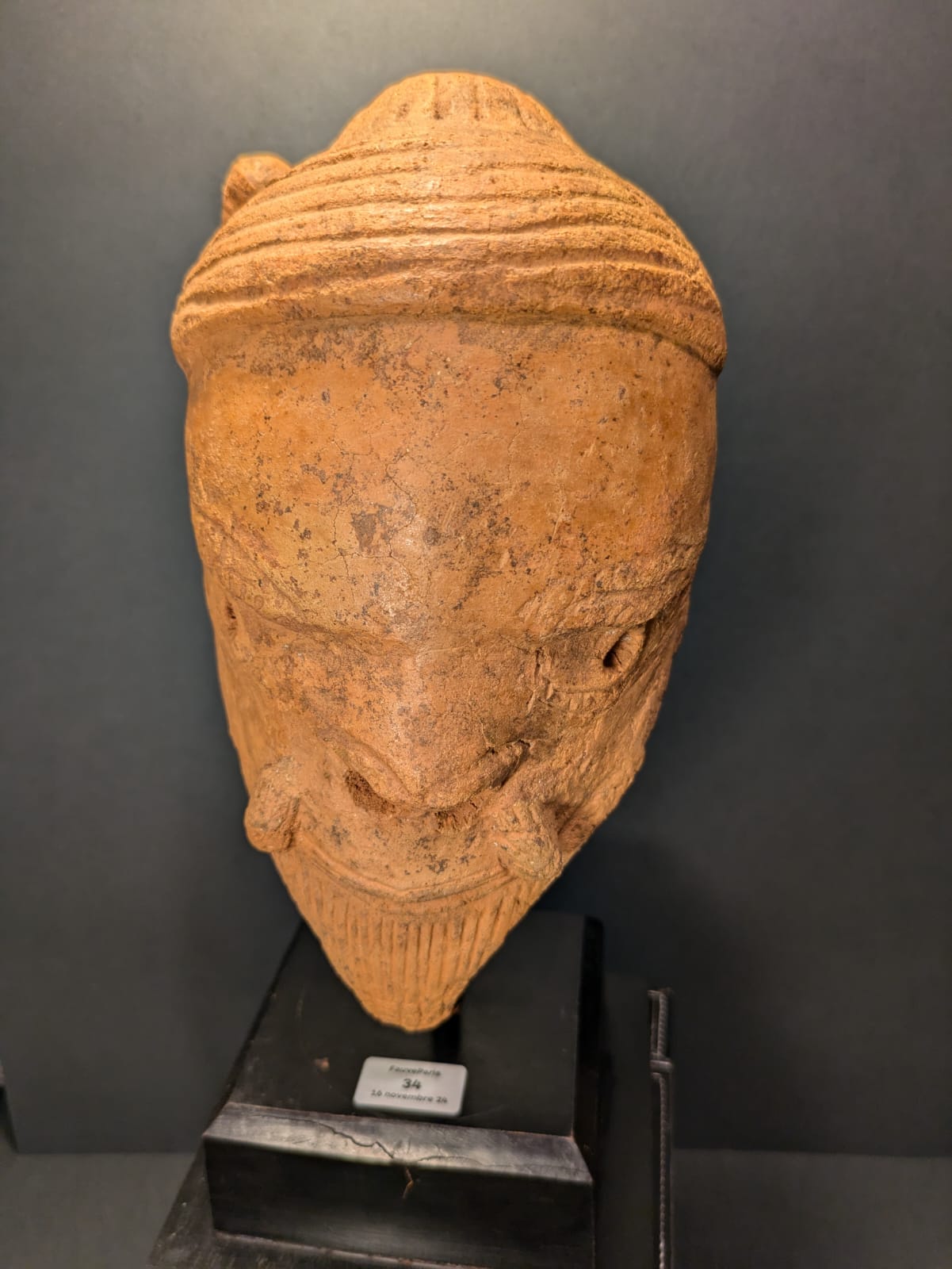 Nok terracotta man head