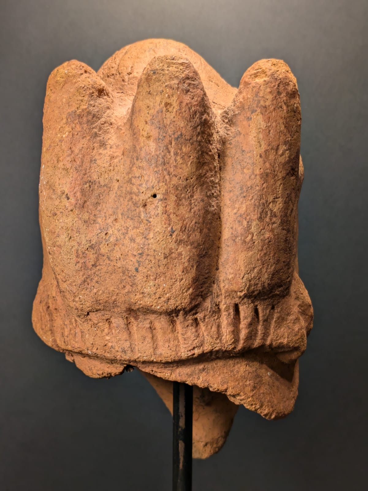 Nok terracotta man back head